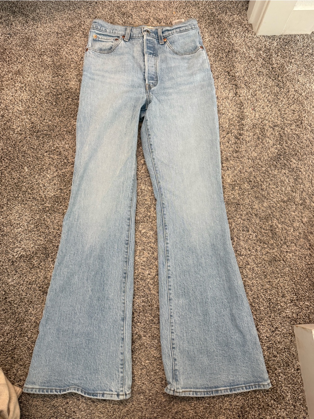 Levi's Light Blue Flared Women's Jeans